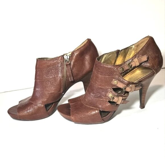 FREE ADD ON TO BUNDLE Nine West Leather HiLife Heeled - Picture 4 of 8